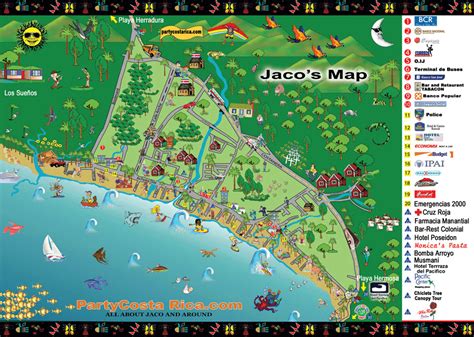 google maps jaco beach costa rica